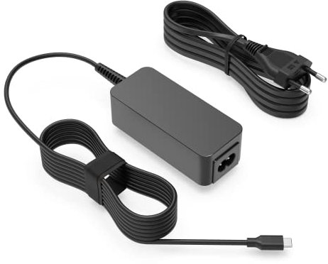 45W USB C Cargador Compatible con HP Chromebook x360 11 11A 13 14 14A 12b-ca 14c-ca x2 210 Pavilion x2 ProBook X360 Elite x2 1012 Spectre x360 13-V 13-W Tipo C para Ordenador Portátil