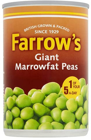 Farrow's Riesen-Karrowfat Erbsen, 12 x 300 g
