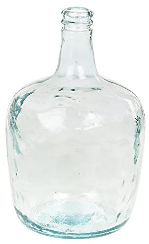 Lady Jeanne Round Recycled Glass Vase Flower Holder Stem (2L)