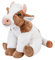 Teddys Rothenburg Plüschtier Kuh sitzend 18 cm braun-weiß Kuscheltier