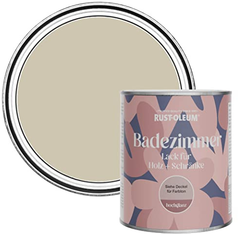 Rust-Oleum Grey Moisture Resistant Bathroom Wood and Cabinet Paint in Gloss Finish - Silver Sage 750ml