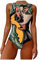 NOAGENJT Costume Da Bagno Donna Sexy Bikini Plus Size Intero Piscina Mare Due Pezzi M 6.99