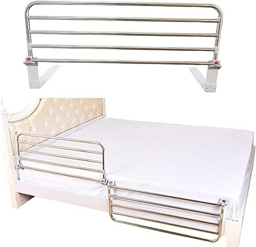 Faltbare Bettgitter-Sicherheits-Seitenschutz für ältere Menschen, Erwachsene unterstützen Griff Schutzgeländer-Handicap-Bettgeländer Krankenhaus-Metallgriffstoßstange, Rausfallschutz ( Size : 1 side 9