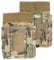 Tactical Molle Side Plate Pouch Set, Airsoft High Capacity Pouch Fixing Vest Accessories, Camo Side Protect Plate Pouch. (CP)