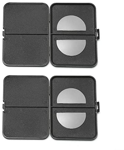 OKH 2 Pairs Stick-on Bifocal Lenses Reader, Reusable Stick On Adhesive Magnifying Reading Lenses for Sunglasses/Sport Glasses/Ski Goggles, No Water Needed(+3.5)