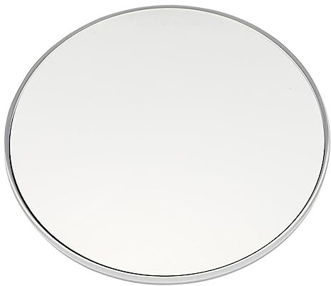 KOHARA Lupa Ventosa Espejo de Maquillaje Ventosa Espejo de Aumento Cosmético con Ventosa Espejo Pequeño Espejo de Escritorio con Ventosa Redondo Acrílico Blanco Viaje
