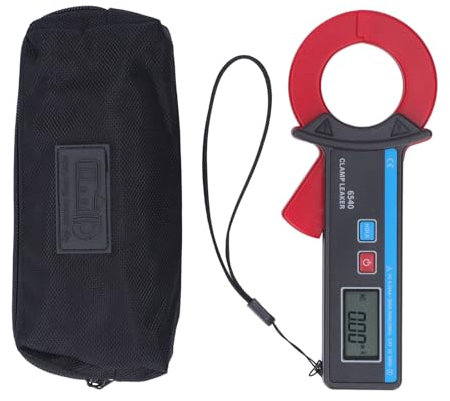 Pinza Amperometrica Digitale, Pinza Amperometrica per Corrente di Dispersione Pinza Amperometrica per Dispersione a Pinza Multimetro Tester di Corrente Ad Alta Precisione 40mm