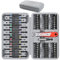 Hi-Spec 68pc 75mm & 25mm Long Hex Shank and Tamperproof Cr-V Driver Bit Set with Bit Handle and Drill Driver Adaptor