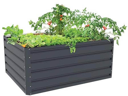 G21 Hochbeet Daisy 120 x 90 x 52 cm, Metall, anthrazit