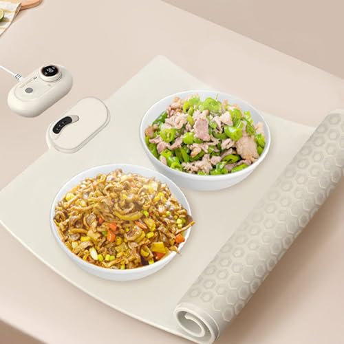 Food Warmer Pad - Adjustable Temperature Portable Hot Plate, For Buffets, Restaurants, Parties - Timable Warming Tray For Convenience