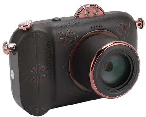 PUSOKEI 5K Digital Camera, 96MP HD Imaging Cameras for Photography, 50X Digital Zoom Compact Cameras, Wifi Retro Night Vision Camera Camcorder with 4 Beauty Filters