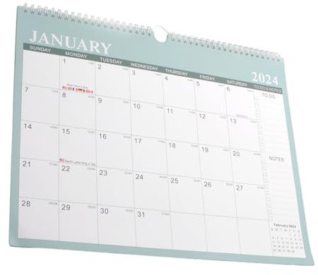 VILLCASE Wandkalender Mit Notizfeldern Monatskalender Aus Hochwertigem Papier Für Täglichen Gebrauch Planung Von Terminen Und Feiertagen