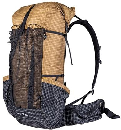 windhike 3F UL GEAR 40 + 16 L Rucksack, Outdoor-Sport, Reisen, Tagesrucksack für Damen und Herren, leichter Wanderrucksack für Camping, Jagd, Reisen und Outdoor-Sport(Pro-Braun)