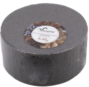 Creativery Trocken Steckschaum Kugel 9cm 4 Stück - für Profi Floristen & Hobby Bastler - Steckschwamm für Trockenblumen & Kunstblumen - Steckmasse Blumensteckschaum - Floristik Zubehör - Grau