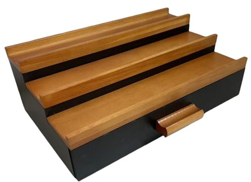 Parfüm- – 3-stöckiges Parfüm-Organizer, Herren-Aufbewahrungsregal mit Schublade, eleganter Ständer mit Ausstellungsregal für Badezimmer, Schlafzimmer, Schminktisch, Aufbewahrungslösung für