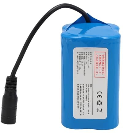KIMISS 12000mAh 7,4 V Batterie de Lithium Rechargeable pour les Bateaux d'appâts de Pêche RC - Batterie de Bateau à Nidification de Grande capacité pour le Temps de Jeu prolongé