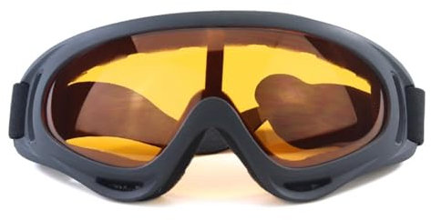 Motocross Brille,Motorcross Brille Motorradzubehör Fahrrad Motocross Motocross Ski Snowboard Offroad-Schutzbrille Überbrille Brillen for Helm(Orange)