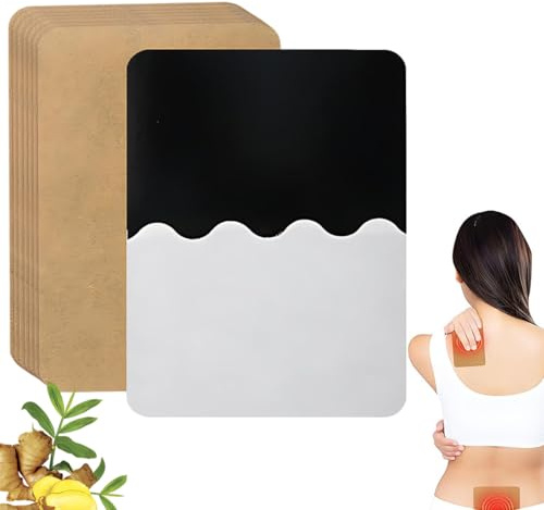 LACHT 50 Pezzi Patch Per Sollievo Dal Dolore,Effetto A Lunga Durata,Per Alleviare Il Dolore, Riscaldante A Base Di Erbe, Artrite, Dolore Al Ginocchio, Mal Di Schiena, Muscoli Articolari