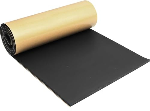 Storystore Self Adhesive Foam Sheets 300mm(W) x 3mm(T) x 1.5m(L), High Density Foam Roll Neoprene Rubber Sheet for DIY Furniture Pads, Floor Protectors, Non-Slip and Anti-Scratch