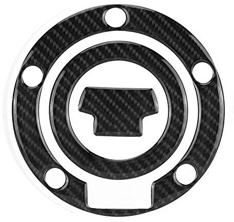 Akozon Adesivo per Tappo Serbatoio Moto in Fibra di Carbonio per YZF-R1 R6 FZ1 FZ6 FZ1000 FJR1300