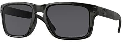 Oakley SI Holbrook Sunglasses Multicam Black with Grey Polarized Lens 57mm, Multicam Matte Black, One size