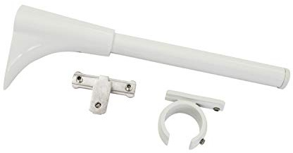 Universal Träger 1- und 2-Lauf für Ø 20 mm weiß