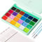Frunsi Gouache Paint Set, 24 Colours x 30ml with 3 Brushes & a Palette, Jelly Gouache Opaque, Vivid, Smooth Gel Watercolor Paint Kit with Portable Case, Easy Paint Kit for Beginner
