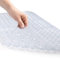 House Dock Non-Slip Bath Mat – Clear (100*40 cm) Anti-Bacterial and Mildew Resistant Shower Mat for Inside Bathroom and Bathtub – Strong Rubber Mat with Suction Cups and Drain Holes – Machine Washable