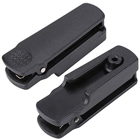 VBESTLIFE 10Pcs/Pack Waterproof Walkie Talkie Belt Clip for BAOFENG UV-XR/A-58/UV-9R Plus/GT-3WP/UV-5S/BF-9700 Series, Black