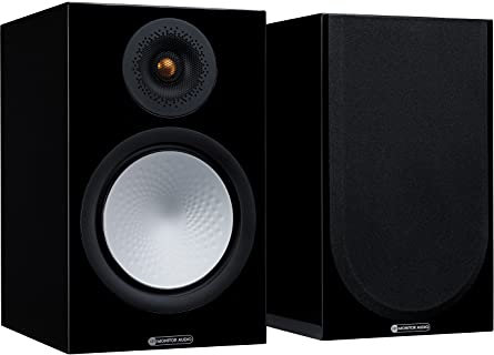 Monitor Audio Argento 100 New 7G in nero lucido (coppia)