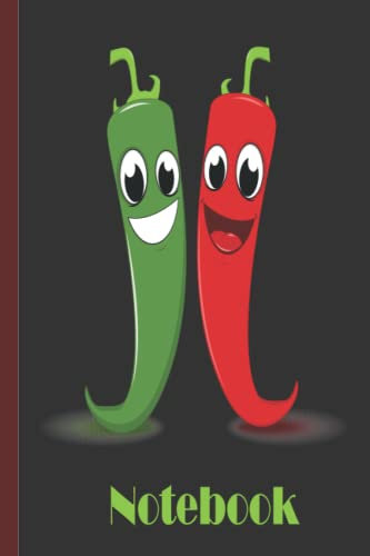 Chili Notebook: Chili Notebook Wide Ruled,Lined Paper Notebook for School, Students,Gift for Kids, Boys, Girls, Teens,Chili notebooks,Chili lover