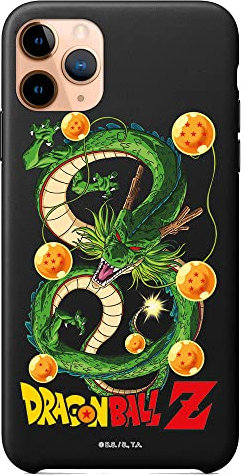 Personalaizer iPhone 11 Pro MAX Case Black with Dragon Ball Z Shenron and Balls Design
