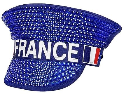 Boland 61991 - Mütze Frankreich, Unisex, Erwachsene, EM, WM, Fanartikel, Karneval, Mottoparty