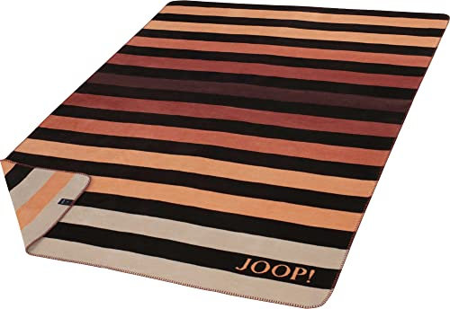 Joop! Wohndecke Tone Baumwollmischung Kupfer Größe 150x200 cm