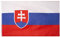 MUWO Flagge Nations Together 90 x 150 cm Nationalmanschaften, doppelseitige Gartenflagge, wetterfeste Fanflagge, Fußballflagge Polyester Länderfagge Deutschland mit Ösen (Slowakei)
