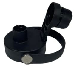 Polerce Sip Bottle Lid with Handle for Wide Mouth Bottles, Lid is Compatible 12-128 Oz Bottles, Hydro Flask 12-40 oz Bottles, and Most Sport Bottle Brands