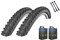 2er Set Schwalbe Reifen Smart Sam HS 476 28 Zoll (54-559) auswählbar mit Schläuchen + MSZweirad Reifenheber Performance Line (26 x 2,10 (54-559), DV Schläuche)