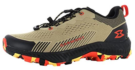 GARMONT Herren 9.81 Pulse Sneaker, Cornstalk BEIGE/Black, 39.5 EU