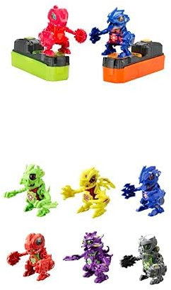 Silverlit - Lot YCOO - 1 Biopod Kombat Duo Pack + 1 Biopod Kombat Kreatur Single in seinem Beutel - Leuchtende und klingende Kreaturen zum Sammeln - Kinderspielzeug - Ab 5 Jahren