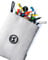 Golf Accessory Bag | Golf Tees & Valuables Pouch | On Course Accessories | Choice of Colours (Off-White)