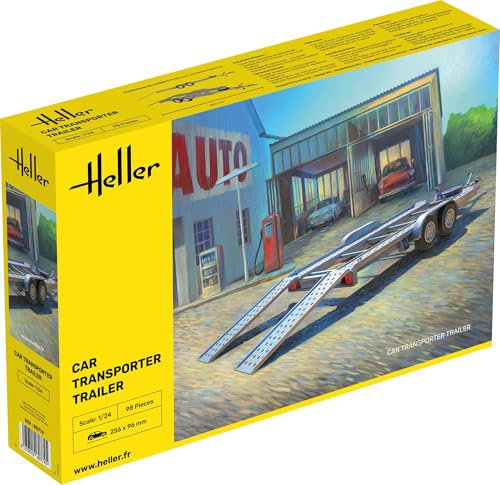 Heller 1:24 - Remorque de Transporteur de Voiture