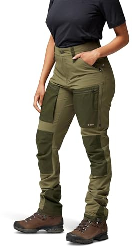 Fjällräven Damen Keb Agile Hose, Laurel Green/Deep Forest, 34/S