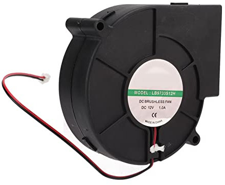 VGEBY Blower Fan, Low Noise DC Turbine Blower High Temperature Resistant Brushless Blower Fan High Speed Operation Centrifugal Fan For Outdoor Blowers Bubble Machines