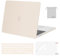 MOSISO Compatible with MacBook Pro 13 inch Case M2 M1 2025 2024-2016 A2338 A2289 A2251 A2159 A1989 A1706 A1708, Plastic Hard Shell Cover &Keyboard Skin&Screen Film&Pouch, Beige