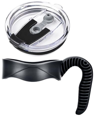 Hayaww Coperchi Di Ricambio Per Bicchieri Coperchi Di Ricambio Per Bicchieri Copri Tazze Da Caffè Coperchio Tumbler Maniglie Tumbler Maniglia Tazza Da Viaggio Tazza Black Maniglia Tumbler Handle