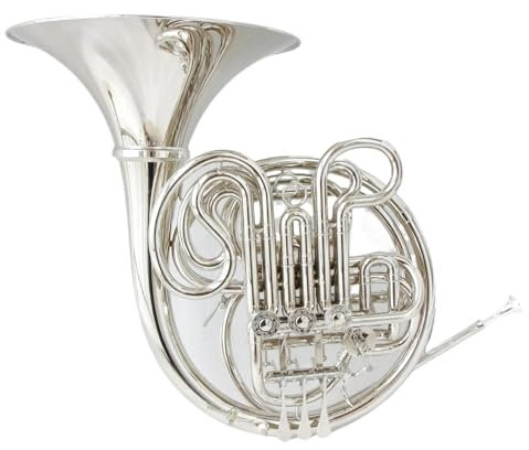 waldhorn instrument Waldhornetui Langlebig Bb/F Vernickelt Waldhorn Doppelwaldhorn