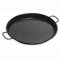 briebe Paellera Valenciana Inducción Esmaltada 26 cm, Acero Esmaltado, 2 Raciones de Paella, Apta para Vitrocerámica, Fuego, Gas, Horno, Levante Negro Jaspeado