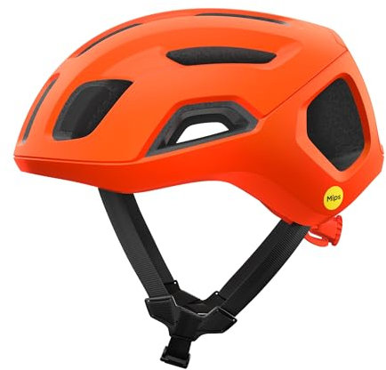 POC Unisex – Erwachsene Ventral Air MIPS Fahrradhelm, Fluorescent Orange Matt, S (50-56cm)