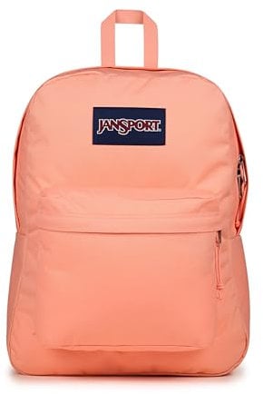 JanSport SUPERBREAK ONE Großer Rucksack, Peach Bum (Schwarz)