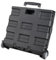 FytStycale Utility Cart Foldable Storage Bin Foldable on 2 Universal Wheels 65L 50kg Load Capacity Rolling Crate on Wheels for Classroom
